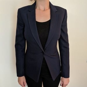 Reiss Textured Navy Blazer Size 4